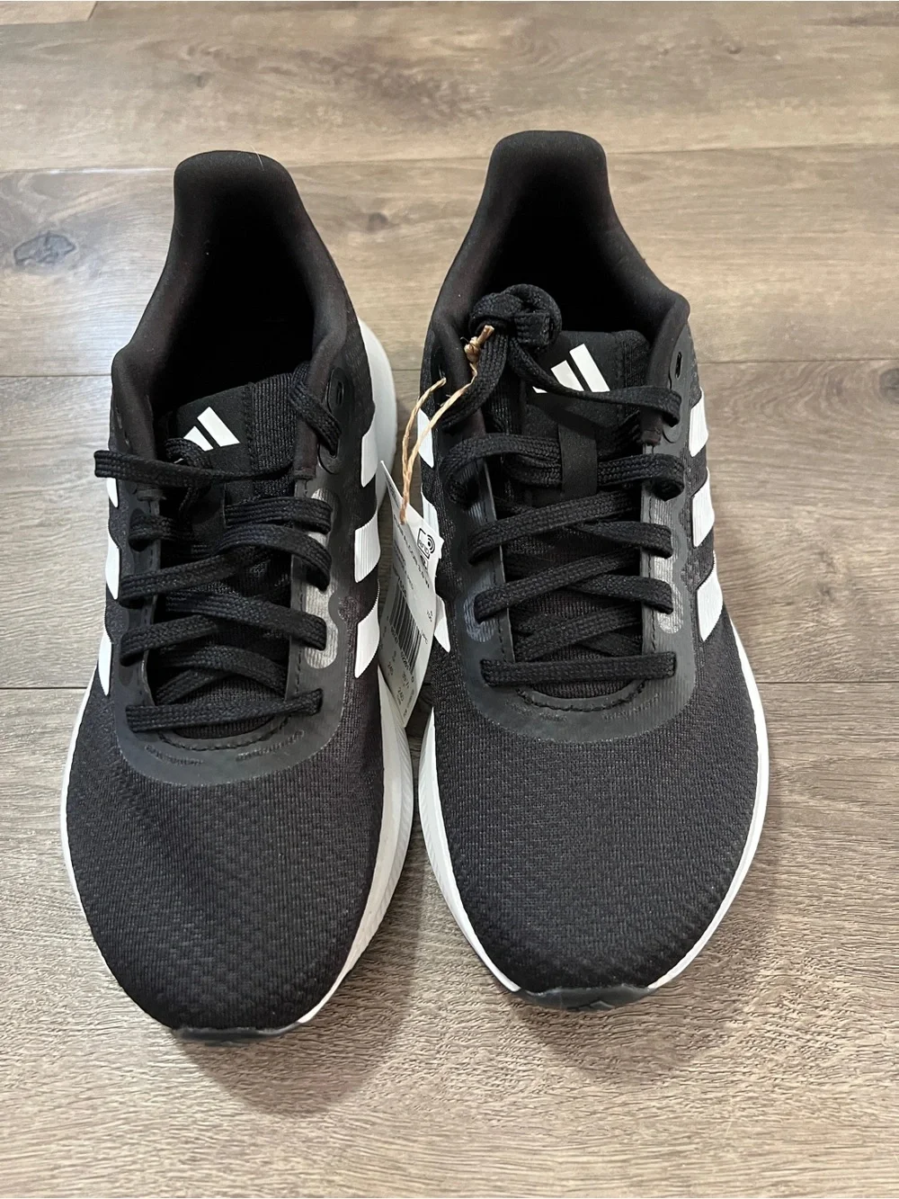Adidas Runfalcon 3.0 Black & White Sneakers Size 7.5 New